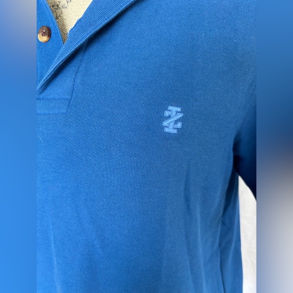 Izod Men’s Advantage Performance Classic Polo Shirt in Cerulean Blue Sz S - Picture 2 of 5